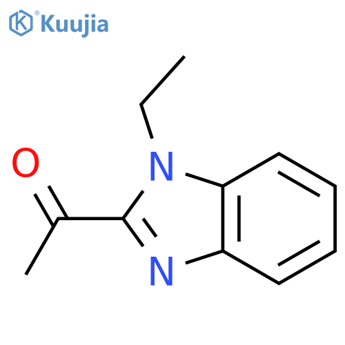 1-(1-ethyl-1H-1,3-benzodiazol-2-yl)ethan-1-one structure