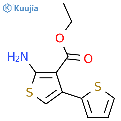 ethyl 5'-amino-2,3'-bithiophene-4'-carboxylate structure