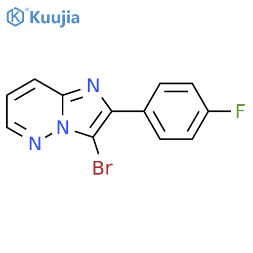 3-Bromo-2-(4-fluorophenyl)imidazo[1,2-b]pyridazine structure