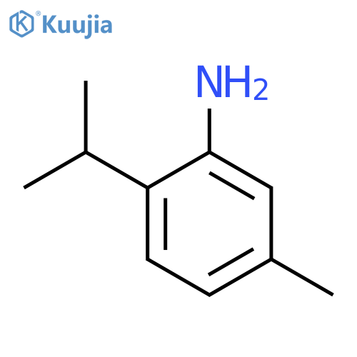 Benzenamine,5-methyl-2-(1-methylethyl)- structure