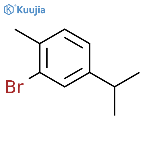 2-bromo-4-isopropyl-1-methylbenzene structure