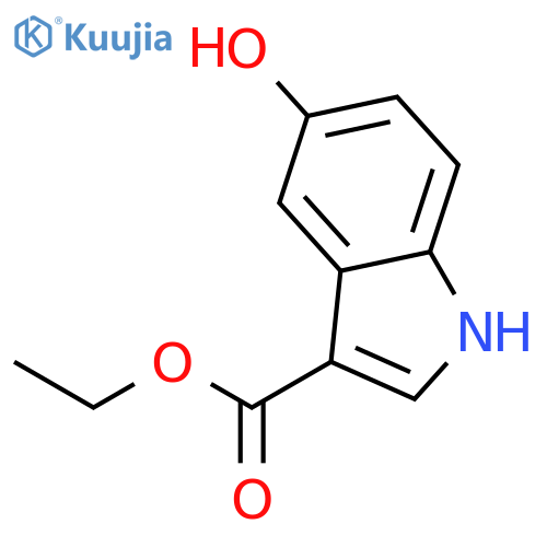 Ethyl 5-hydroxy-1H-indole-3-carboxylate structure