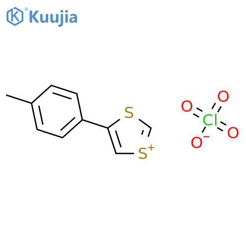 1,3-Dithiol-1-ium, 4-(4-methylphenyl)-, perchlorate structure
