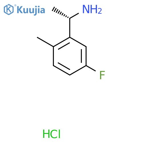 (S)-1-(5-Fluoro-2-methylphenyl)ethanamine hydrochloride structure