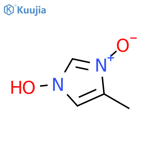 1H-Imidazole,1-hydroxy-4-methyl-, 3-oxide structure