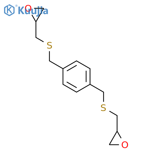 Oxirane, 2,2'-[1,4-phenylenebis(methylenethiomethylene)]bis- structure