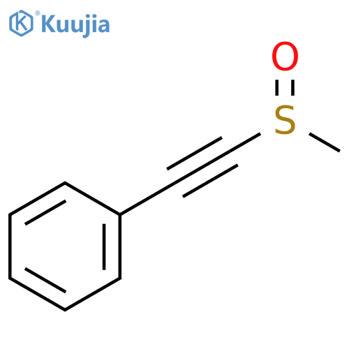 Benzene, [(methylsulfinyl)ethynyl]- structure