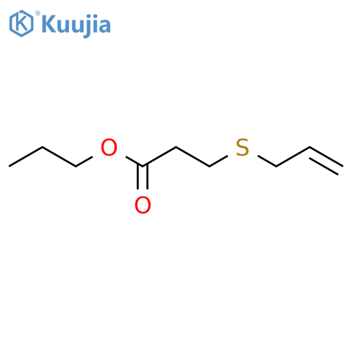 Propyl 3-(allylsulfanyl)propanoate structure