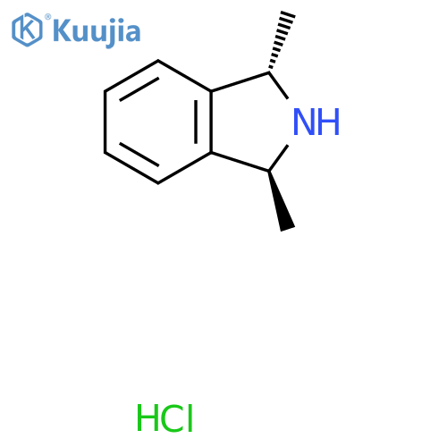 (1S,3S)-1,3-Dimethyl-2,3-dihydro-1H-isoindole;hydrochloride structure