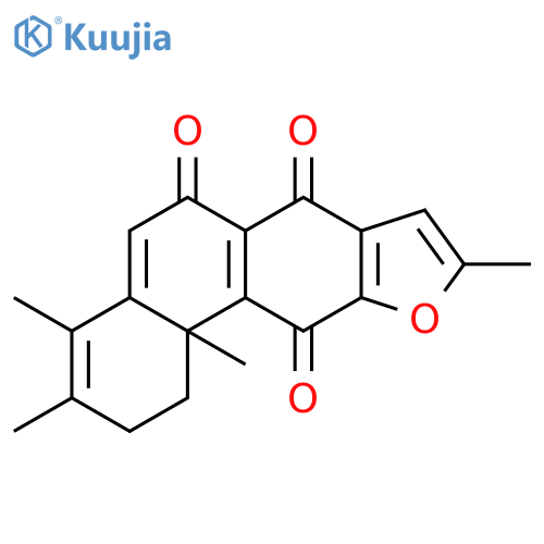 17(15→16),19(4→3)-Bisabeo-12,16-epoxy-11,14-dihydroxy-3,5,8,11,13-abietapentaen-7-one; 15,16-Didehydro, 11,14-quinone structure