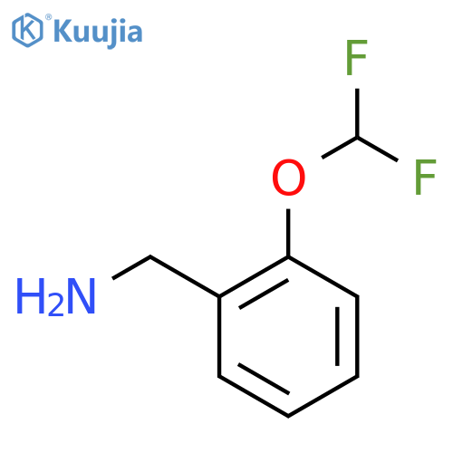 1-[2-(difluoromethoxy)phenyl]methanamine structure