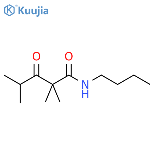 Pentanamide,N-butyl-2,2,4-trimethyl-3-oxo- structure