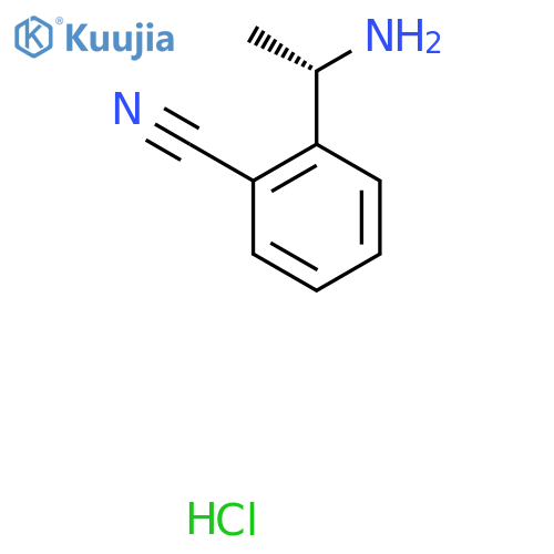(S)-2-(1-aminoethyl)benzonitrile hydrochloride structure