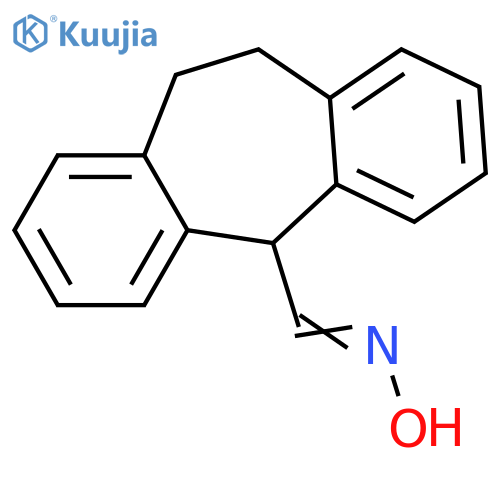 5H-Dibenzo[a,d]cycloheptene-5-carboxaldehyde, 10,11-dihydro-, oxime structure
