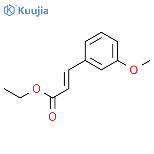 (E)-Ethyl 3-(3-Methoxyphenyl)acrylate structure