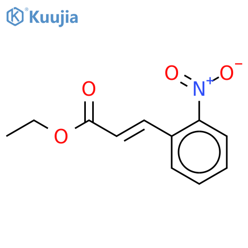 (E)-Ethyl 3-(2-nitrophenyl)acrylate structure