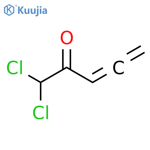 3,4-Pentadien-2-one,1,1-dichloro- structure