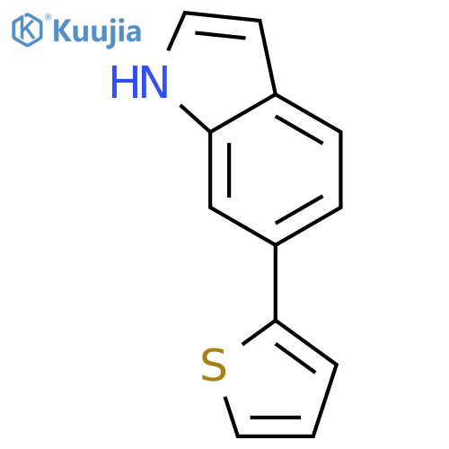 6-Thiophen-2-yl-1H-indole structure
