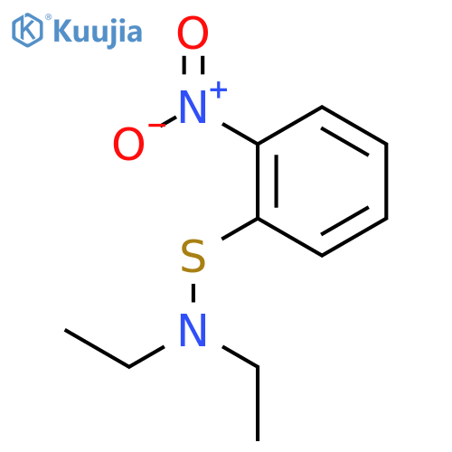 Benzenesulfenamide, N,N-diethyl-o-nitro- structure
