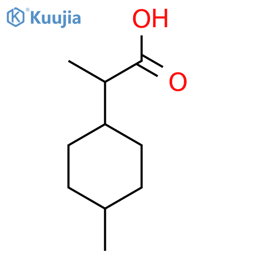2-(4-Methylcyclohexyl)propanoic acid structure