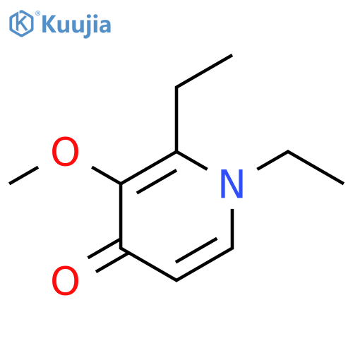 4(1H)-Pyridinone, 1,2-diethyl-3-methoxy- structure