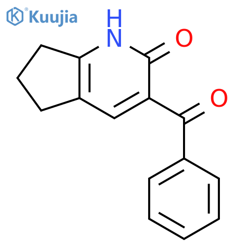 2H-Cyclopenta[b]pyridin-2-one, 3-benzoyl-1,5,6,7-tetrahydro- structure