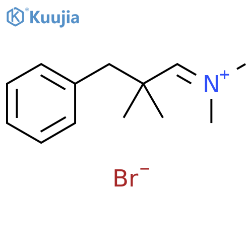 Ammonium, (2,2-dimethyl-3-phenylpropylidene)dimethyl-, bromide (8CI) structure