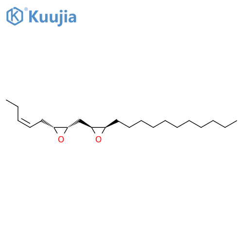 Oxirane, 2-[[(2S,3R)-3-(2Z)-2-pentenyloxiranyl]methyl]-3-undecyl-, (2S,3R)- (9CI) structure