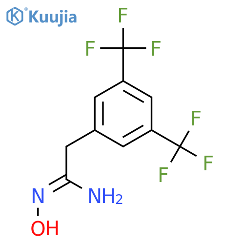 2-3,5-Bis(Trifluoromethyl)Phenyl-N'-Hydroxyethanimidamide structure