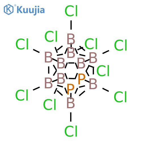 1,7-Diphosphadodecaborane(10), 2,3,4,5,6,8,9,10,11,12-decachloro- (9CI) structure