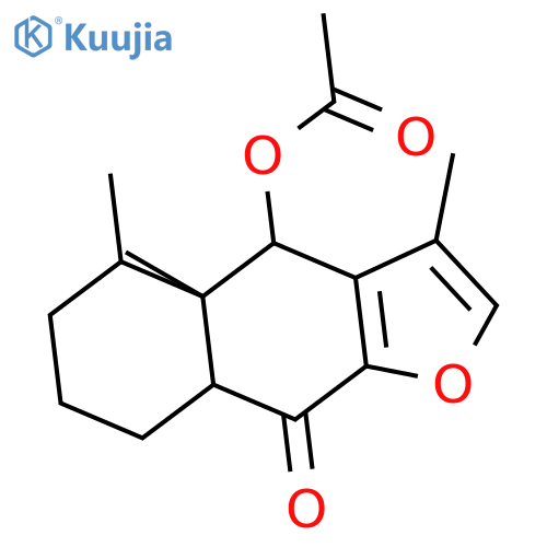 (4S,4aR,5S,8aR)-4,4a,5,6,7,8,8a,9-octahydro-3,4a,5-trimethyl-9-oxonaphtho[2,3-b]furan-4-yl acetate structure