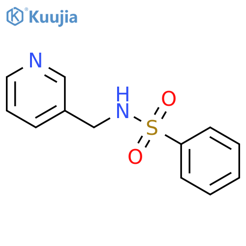 (phenylsulfonyl)(3-pyridylmethyl)amine structure