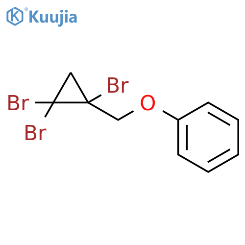 BENZENE, [(1,2,2-TRIBROMOCYCLOPROPYL)METHOXY]- structure