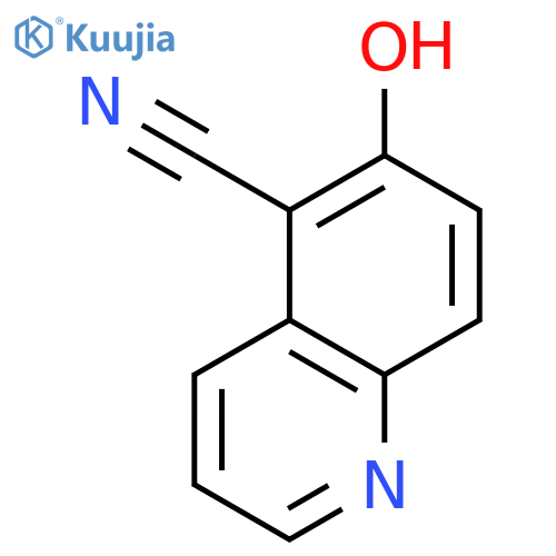 6-hydroxy-5-Quinolinecarbonitrile structure
