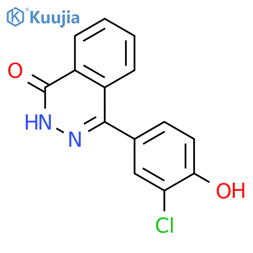4-(3-Chloro-4-oxocyclohexa-2,5-dien-1-ylidene)-3,4-dihydrophthalazin-1(2H)-one structure