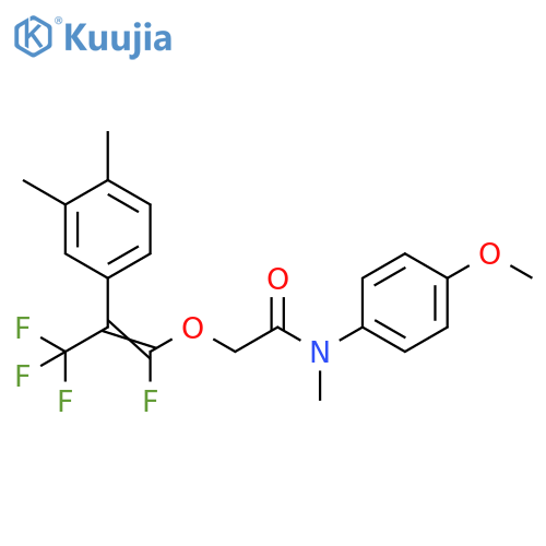 Acetamide,2-[[2-(3,4-dimethylphenyl)-1,3,3,3-tetrafluoro-1-propenyl]oxy]-N-(4-methoxyphenyl)-N-methyl- structure