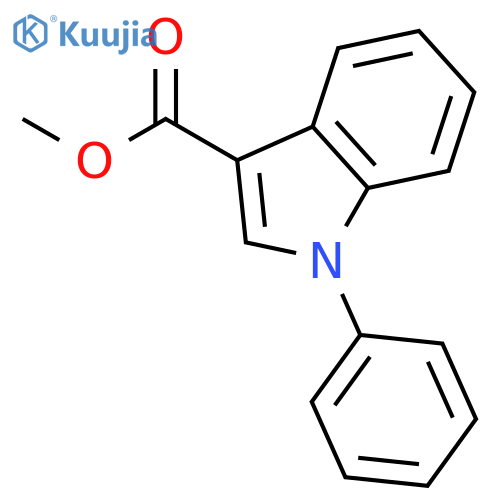 methyl 1-phenyl-1H-indole-3-carboxylate structure