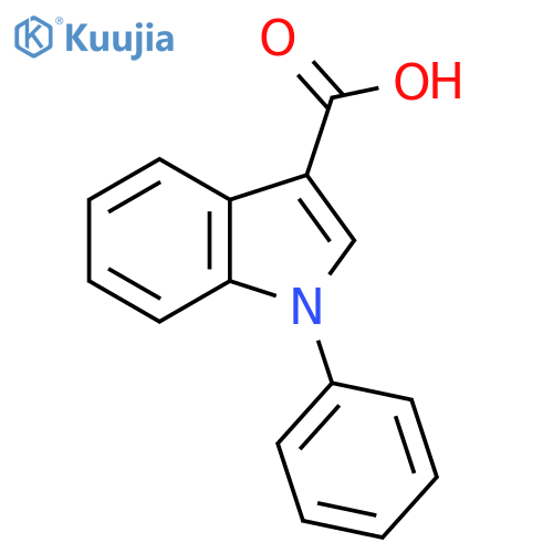 1-Phenyl-1H-indole-3-carboxylic acid structure