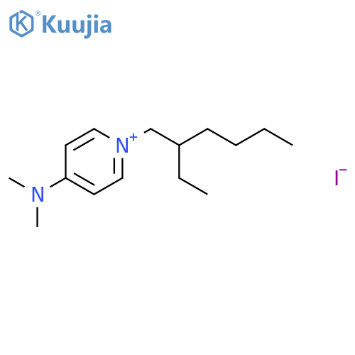 Pyridinium, 4-(dimethylamino)-1-(2-ethylhexyl)-, iodide structure