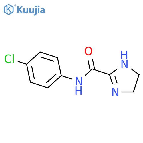1H-IMIDAZOLE-2-CARBOXAMIDE, N-(4-CHLOROPHENYL)-4,5-DIHYDRO- structure