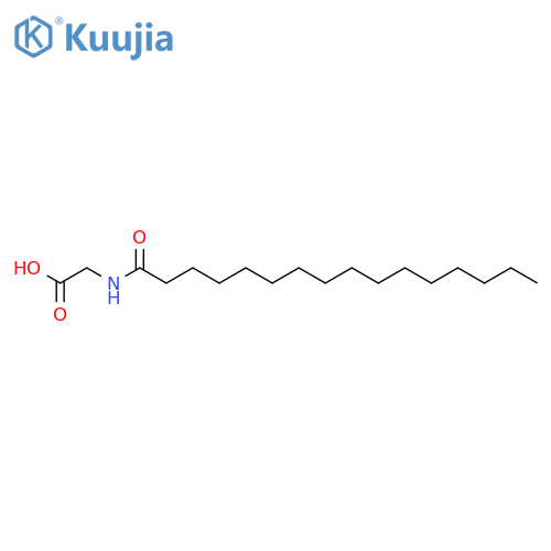 Palmitoylglycine structure