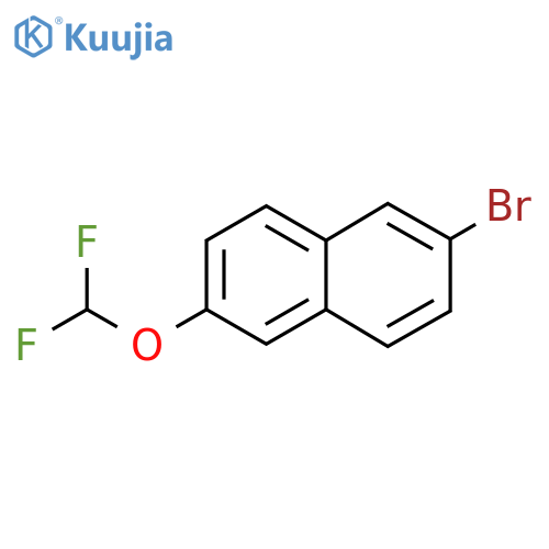 2-Bromo-6-(difluoromethoxy)naphthalene structure