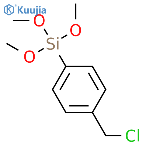 Benzene,1-(chloromethyl)-4-(trimethoxysilyl)- structure