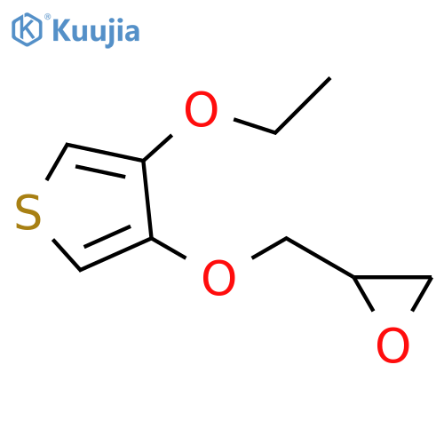Thiophene,3-ethoxy-4-(2-oxiranylmethoxy)- structure