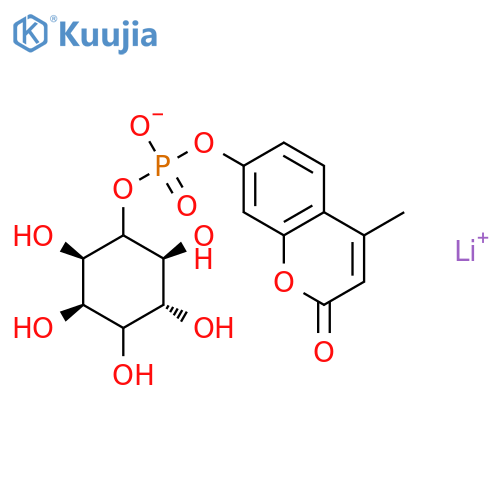 4-Methylumbelliferyl myo-Inositol 1-Phosphate Lithium Salt structure