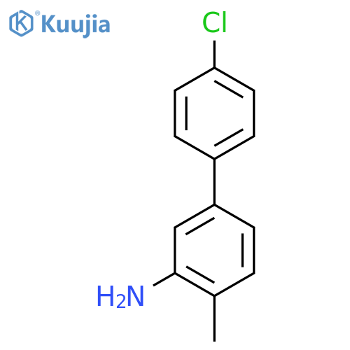 5-(4-Chlorophenyl)-2-methylaniline structure