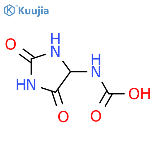 4-(2,5-Dioxo-4-imidazolidinyl)carbamic acid; (R)-form structure