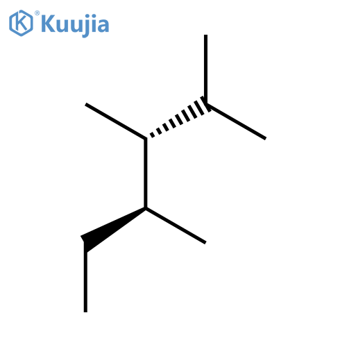 Hexane, 2,3,4-trimethyl-, (R*,S*)- structure