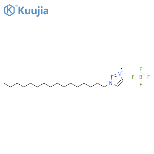 1H-Imidazolium, 1-hexadecyl-3-methyl-, tetrafluoroborate(1-) structure