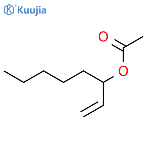 1-Octen-3-yl acetate structure